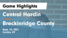 Central Hardin  vs Breckinridge County Game Highlights - Sept. 15, 2021