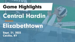 Central Hardin  vs Elizabethtown  Game Highlights - Sept. 21, 2023