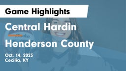 Central Hardin  vs Henderson County  Game Highlights - Oct. 14, 2023