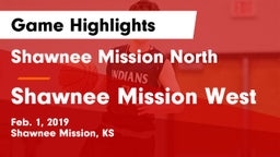 Shawnee Mission North  vs Shawnee Mission West Game Highlights - Feb. 1, 2019