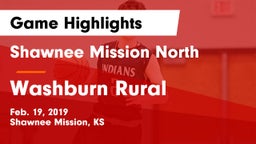 Shawnee Mission North  vs Washburn Rural  Game Highlights - Feb. 19, 2019