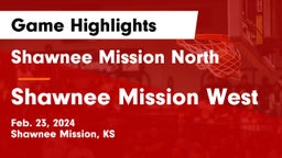 Shawnee Mission North  vs Shawnee Mission West Game Highlights - Feb. 23, 2024