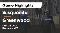 Susquenita  vs Greenwood  Game Highlights - Sept. 22, 2021