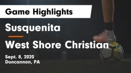 Susquenita  vs West Shore Christian Game Highlights - Sept. 8, 2020