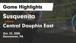 Susquenita  vs Central Dauphin East  Game Highlights - Oct. 23, 2020