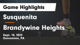 Susquenita  vs Brandywine Heights  Game Highlights - Sept. 10, 2022