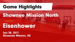 Shawnee Mission North  vs Eisenhower  Game Highlights - Jan 28, 2017