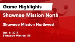 Shawnee Mission North  vs Shawnee Mission Northwest  Game Highlights - Jan. 8, 2019