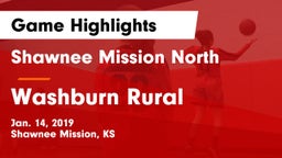 Shawnee Mission North  vs Washburn Rural  Game Highlights - Jan. 14, 2019