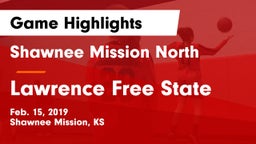 Shawnee Mission North  vs Lawrence Free State  Game Highlights - Feb. 15, 2019