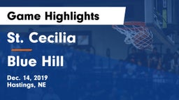 St. Cecilia  vs Blue Hill  Game Highlights - Dec. 14, 2019