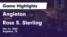 Angleton  vs Ross S. Sterling  Game Highlights - Oct. 31, 2023