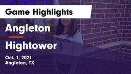 Angleton  vs Hightower  Game Highlights - Oct. 1, 2021