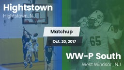 Matchup: Hightstown High vs. WW-P  South 2017