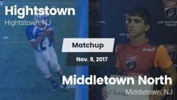 Matchup: Hightstown High vs. Middletown North  2017