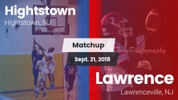 Matchup: Hightstown High vs. Lawrence  2018