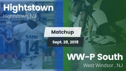 Matchup: Hightstown High vs. WW-P  South 2018