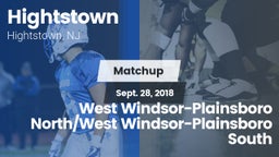 Matchup: Hightstown High vs. West Windsor-Plainsboro North/West Windsor-Plainsboro South 2018