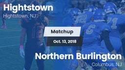 Matchup: Hightstown High vs. Northern Burlington  2018