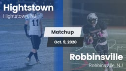 Matchup: Hightstown High vs. Robbinsville  2020