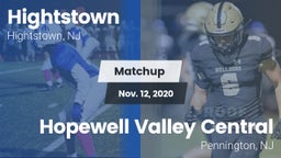 Matchup: Hightstown High vs. Hopewell Valley Central  2020