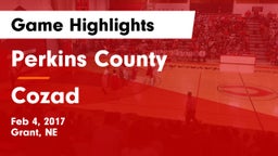 Perkins County  vs Cozad  Game Highlights - Feb 4, 2017