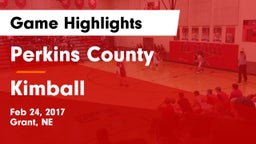 Perkins County  vs Kimball  Game Highlights - Feb 24, 2017