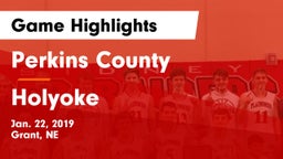 Perkins County  vs Holyoke  Game Highlights - Jan. 22, 2019