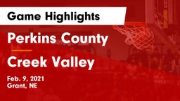 Perkins County  vs Creek Valley  Game Highlights - Feb. 9, 2021