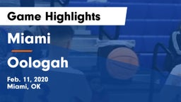 Miami  vs Oologah  Game Highlights - Feb. 11, 2020
