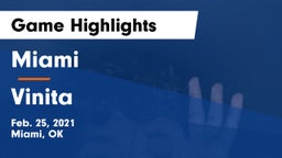 Miami  vs Vinita  Game Highlights - Feb. 25, 2021