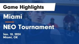 Miami  vs NEO Tournament Game Highlights - Jan. 18, 2024