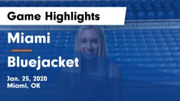 Miami  vs Bluejacket  Game Highlights - Jan. 25, 2020