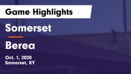 Somerset  vs Berea Game Highlights - Oct. 1, 2020