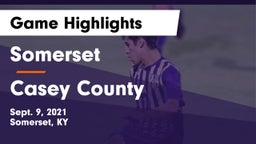 Somerset  vs Casey County Game Highlights - Sept. 9, 2021