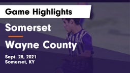 Somerset  vs Wayne County  Game Highlights - Sept. 28, 2021