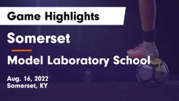 Somerset  vs Model Laboratory School Game Highlights - Aug. 16, 2022