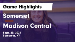Somerset  vs Madison Central  Game Highlights - Sept. 20, 2021