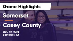 Somerset  vs Casey County Game Highlights - Oct. 12, 2021