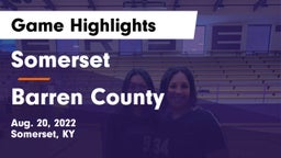 Somerset  vs Barren County Game Highlights - Aug. 20, 2022