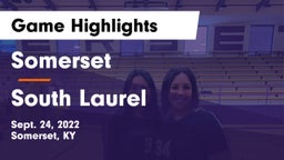 Somerset  vs South Laurel Game Highlights - Sept. 24, 2022