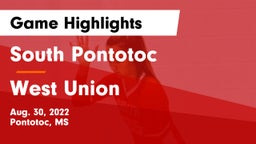 South Pontotoc  vs West Union Game Highlights - Aug. 30, 2022