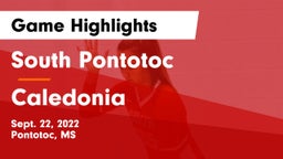 South Pontotoc  vs Caledonia  Game Highlights - Sept. 22, 2022