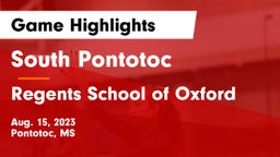 South Pontotoc  vs Regents School of Oxford Game Highlights - Aug. 15, 2023