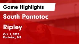 South Pontotoc  vs Ripley  Game Highlights - Oct. 2, 2023