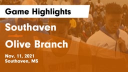 Southaven  vs Olive Branch  Game Highlights - Nov. 11, 2021