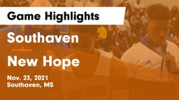 Southaven  vs New Hope  Game Highlights - Nov. 23, 2021