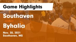 Southaven  vs Byhalia Game Highlights - Nov. 30, 2021