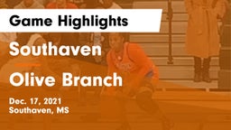 Southaven  vs Olive Branch  Game Highlights - Dec. 17, 2021