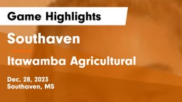 Southaven  vs Itawamba Agricultural  Game Highlights - Dec. 28, 2023